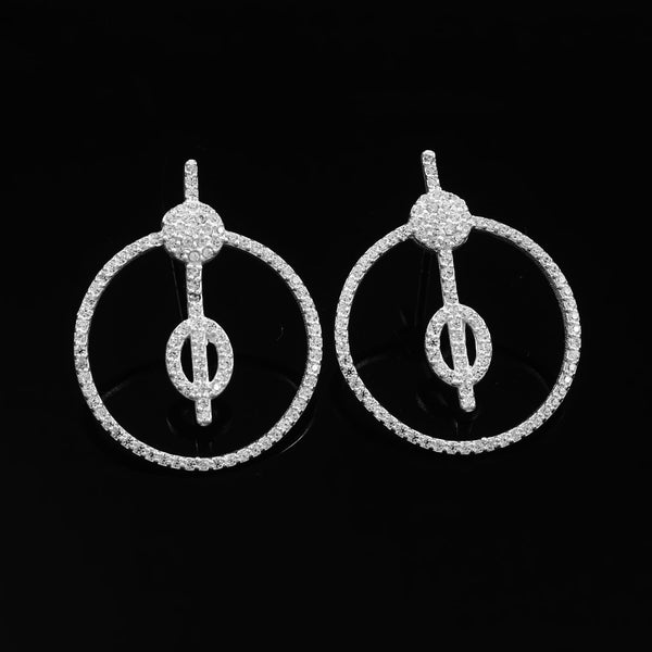 Circular Earing in 925 Silver