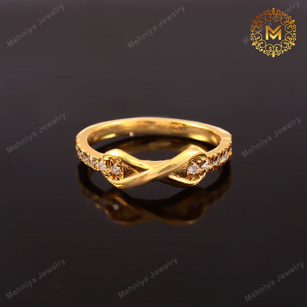 18K Gold Plated Infinity Ring