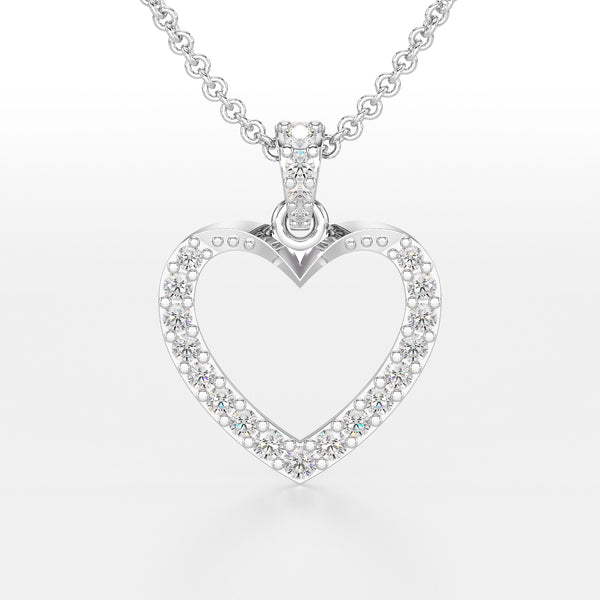 Mehniya's 925 Silver Heart Pendant